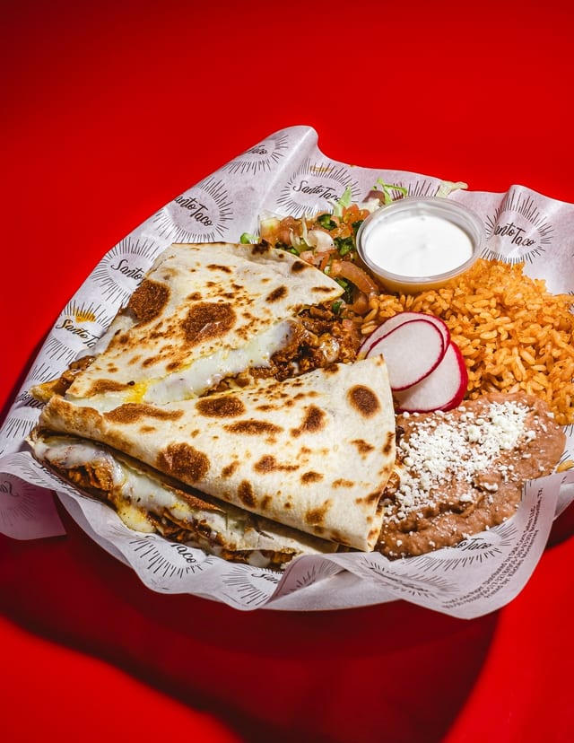 Pastor Quesadilla.