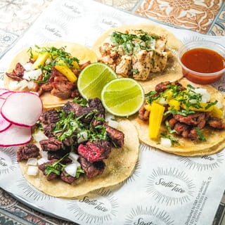#1 - 5 Tacos & Drink